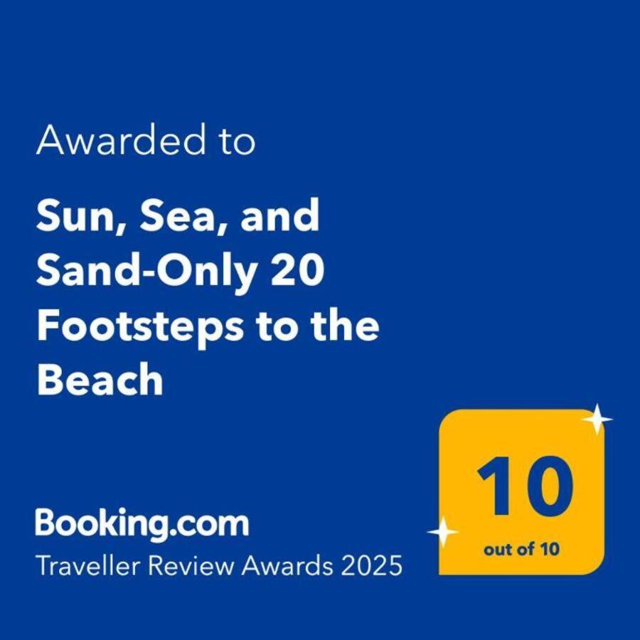Sun, Sea, And Sand-Only 20 Footsteps To The Beach Corinth Экстерьер фото